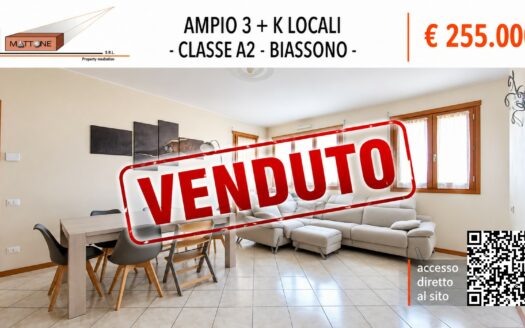 AMPIO 3+K LOCALI GHB – CLASSE A2 – BIASSONO VIA PADANIA 23